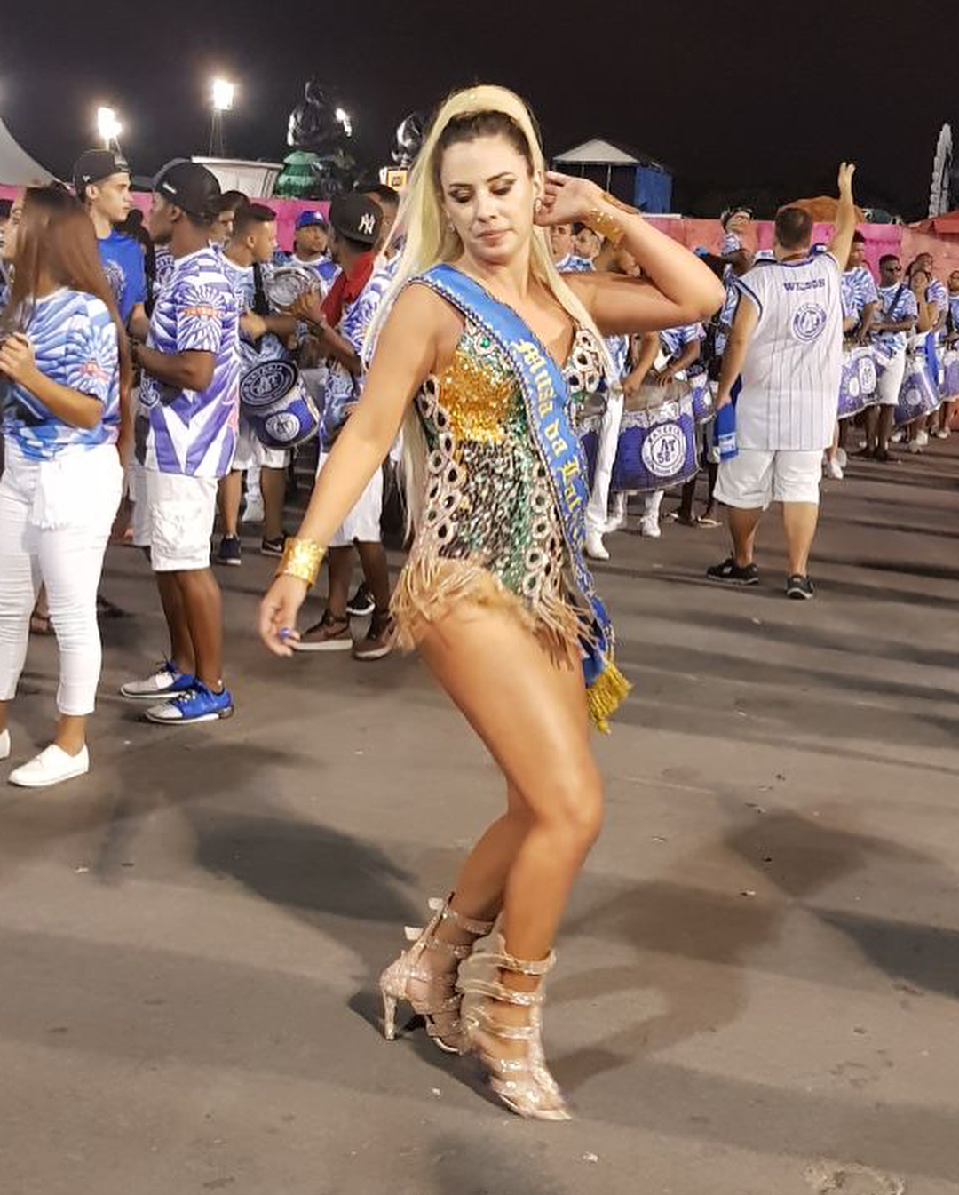 Patricia Kimberly musa da bateria da escola de samba Acadêmicos do Tatuapé